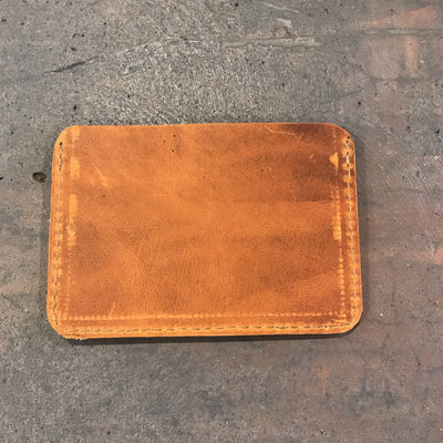 Cardholder leather tan - etnico culture