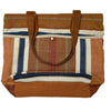 Antigua Mercado Textile Tote - Arena y Mar