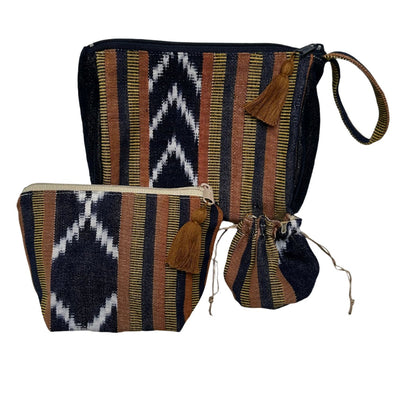 Cosmetic Textile Pouch Set - Otono