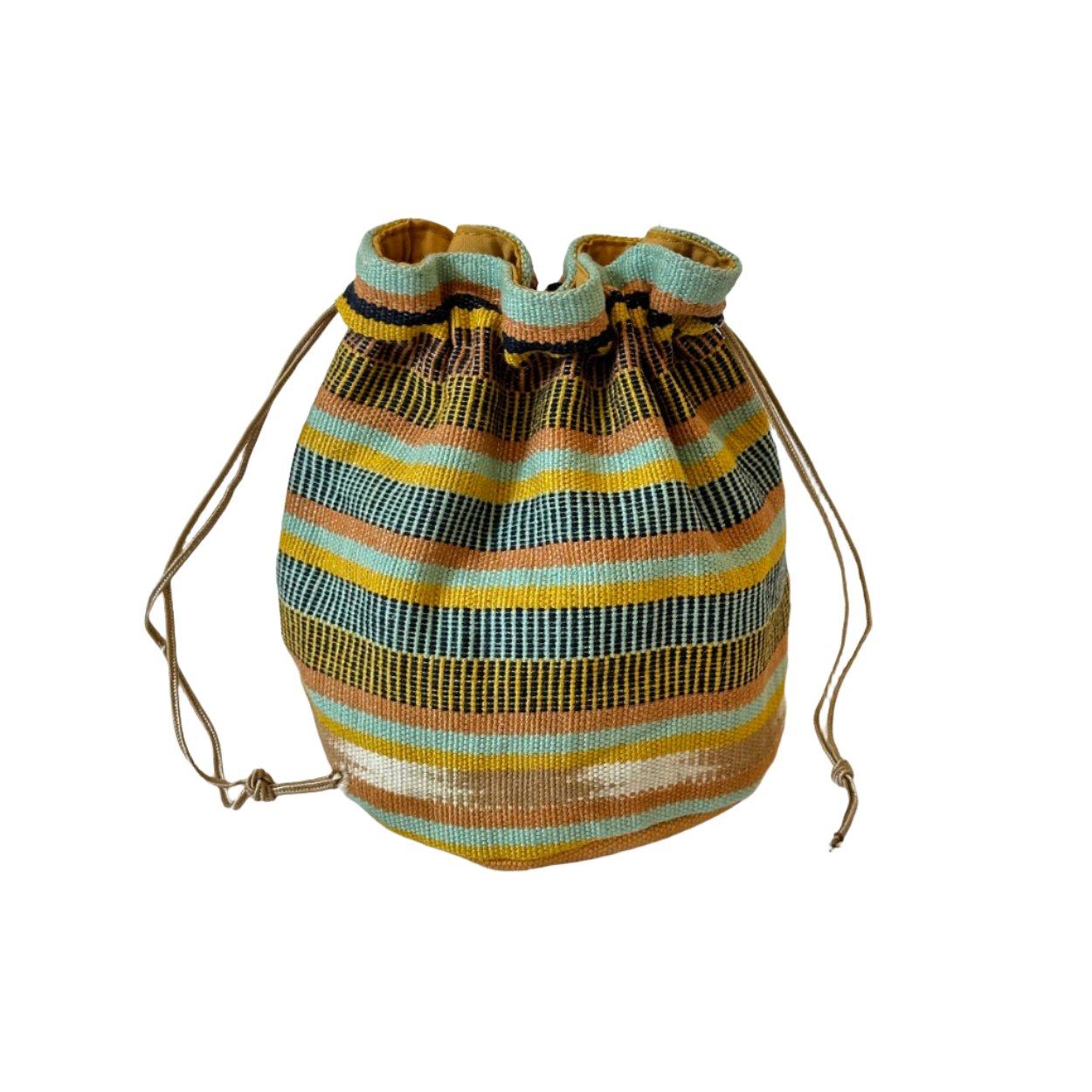 Cosmetic Textile Pouch - Large round pouch - No. 6