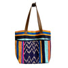 Antigua Mercado Textile Tote - Multicolor (with exterior pocket)