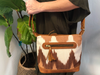 Ikat brown volcano mini day bag - etnico culture