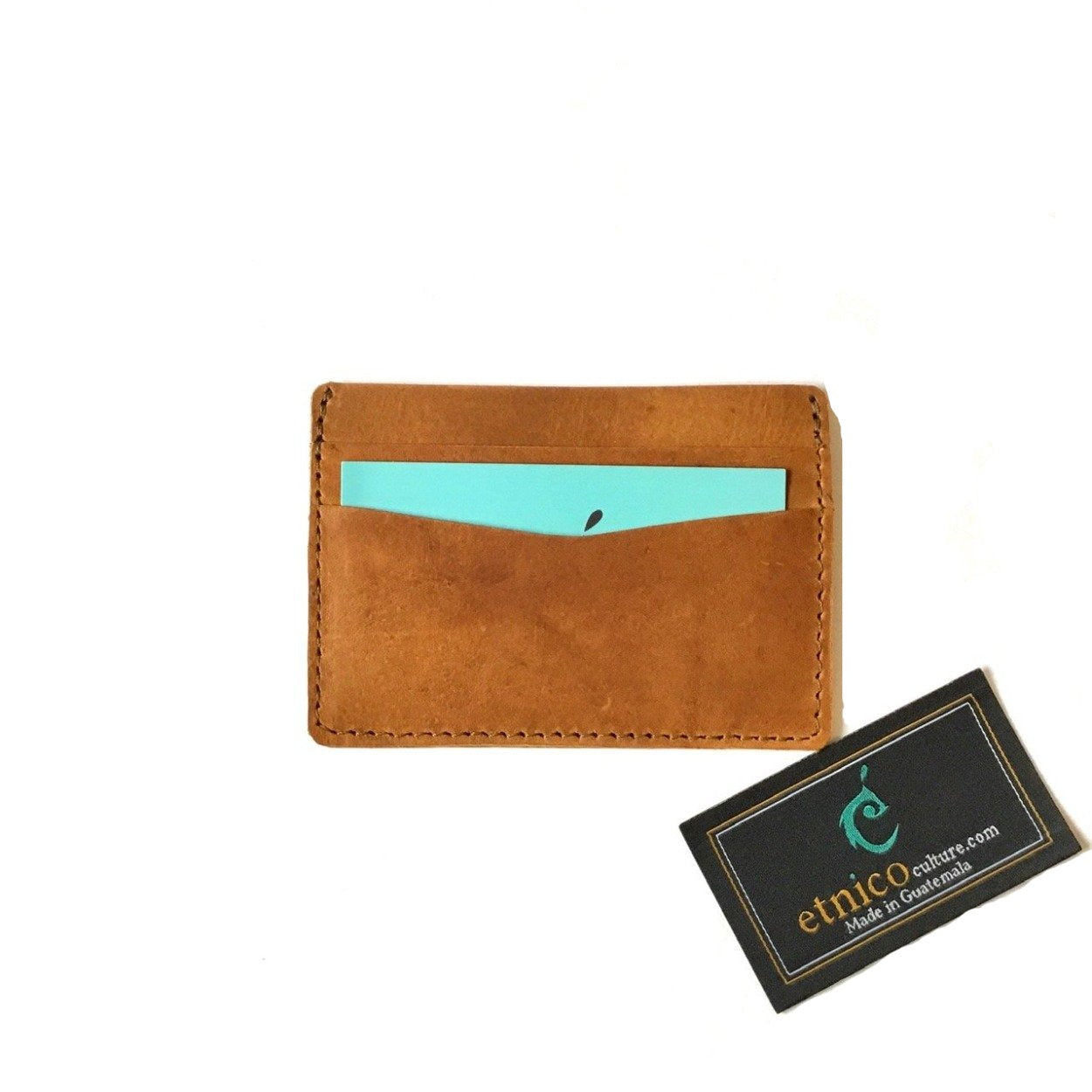 Card Holder - Slim Tan Leather