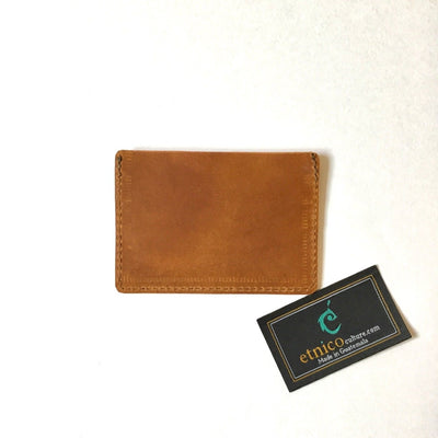 Card Holder - Slim Tan Leather